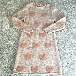 Peek Heart Sweater Dress